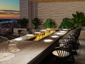 LINEAR 130 - Indoor/Outdoor built-in bioethanol fireplace by EcoSmart Fire - view 2